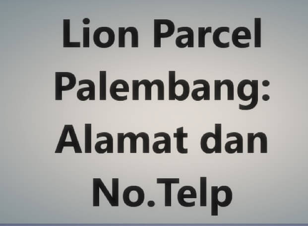 lion parcel di palembang