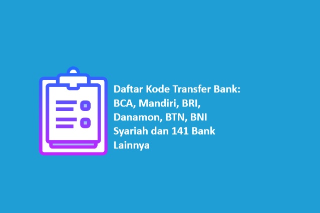 kode transfer bank