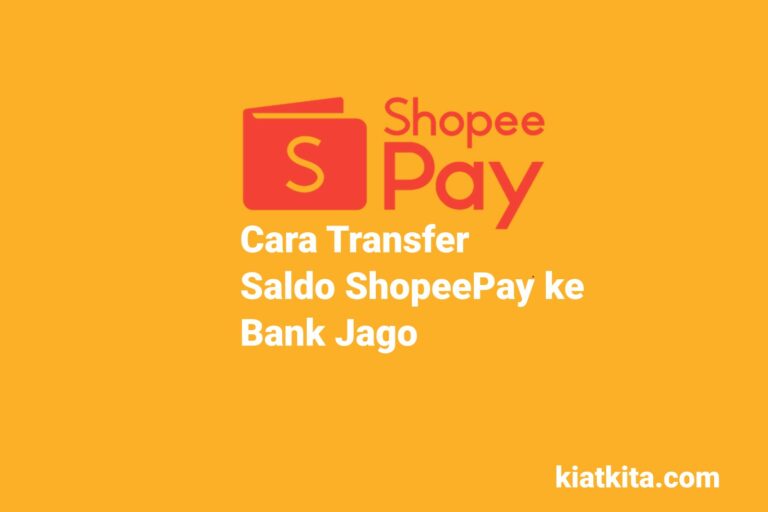 cara transfer shopeepay bank jago